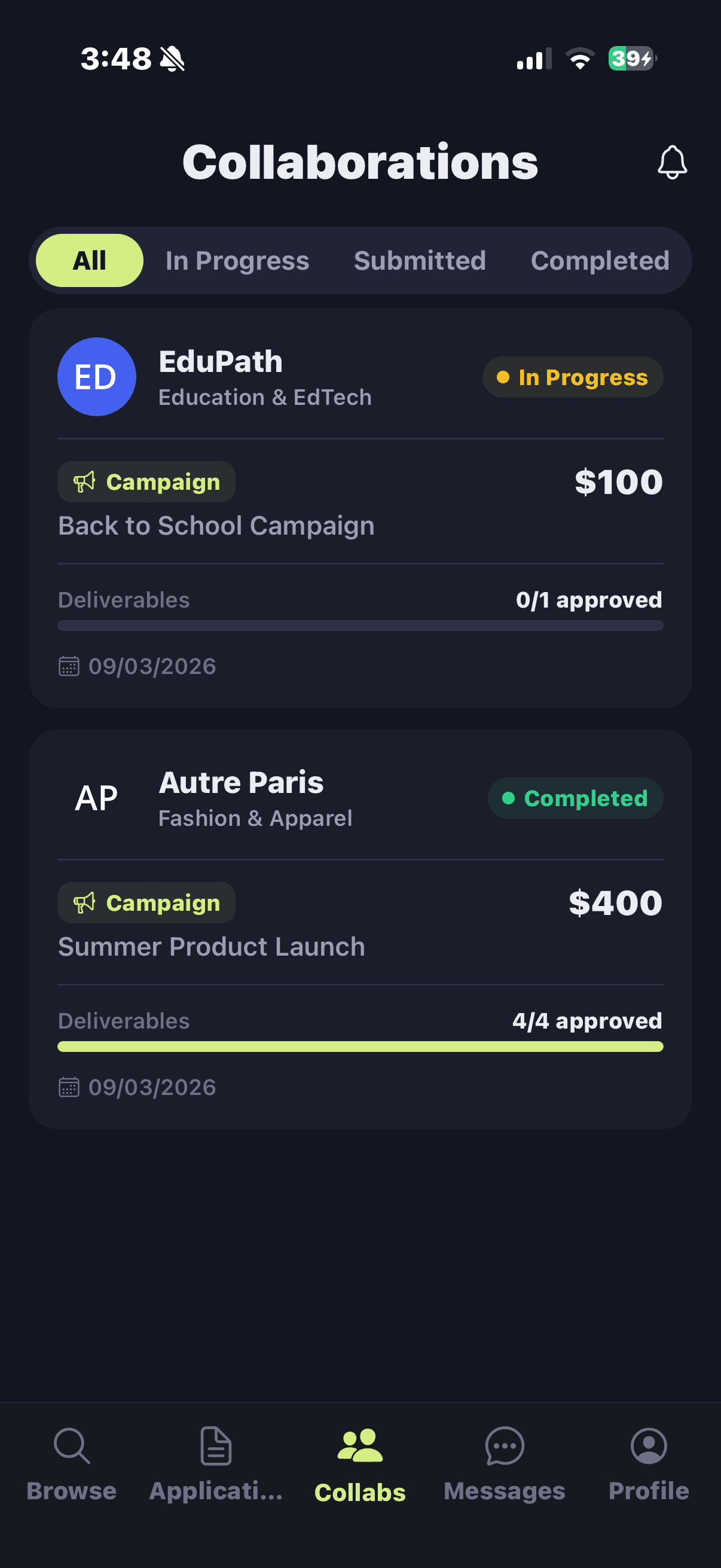 App screenshot 3